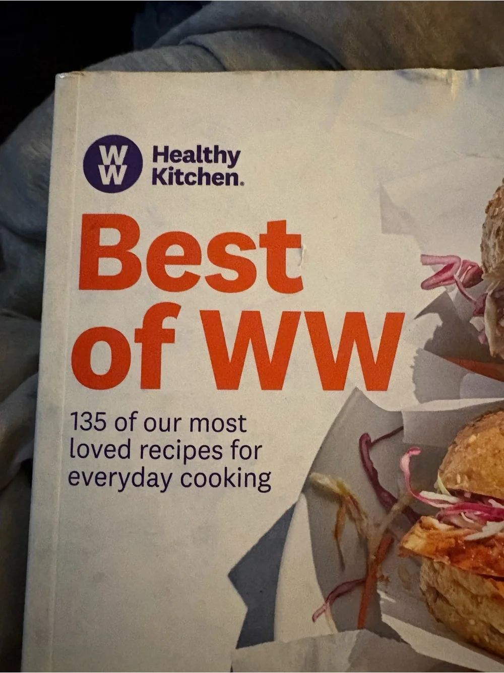 Weight Watchers Best of WW Cookbook - White & Orange Cover